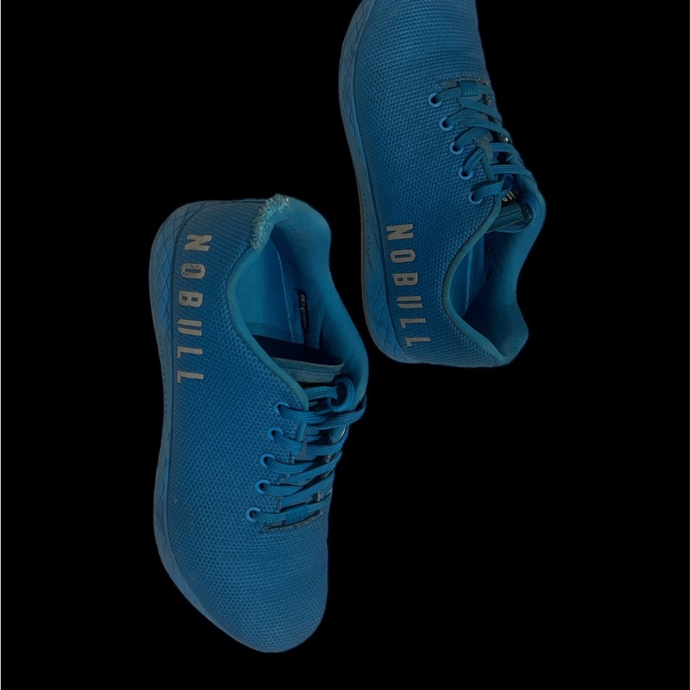 Nobull  trainer shoes with small imperfection . Size 11 Smurf blue color